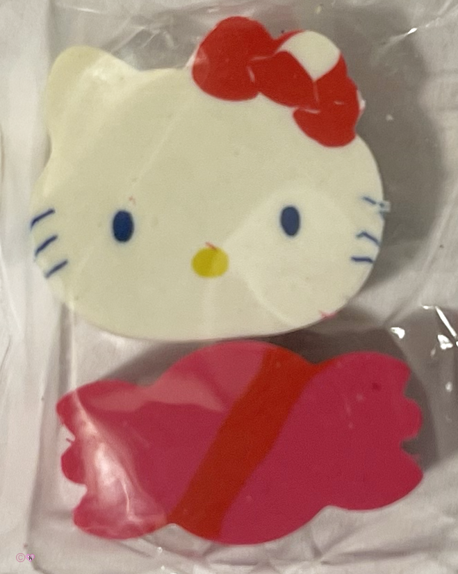 Hello Kitty Eraser Sharpener 2004 Candy House Vintage