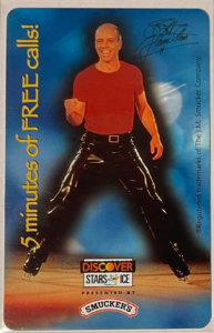 Smuckers Telephone card Scott Hamilton