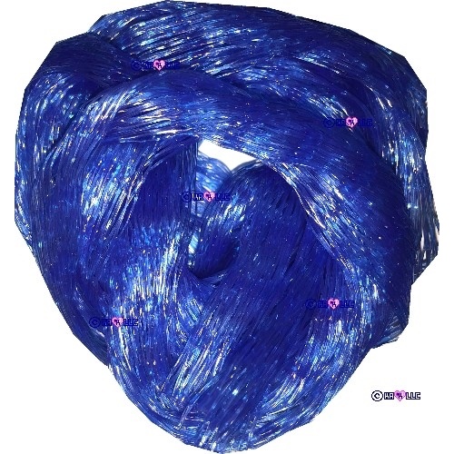 Candy Lei Wrapping Tube Crafting Royal Blue Graduation Lei Net Tubing